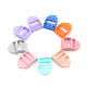  Colorful Plastic Tri Glide Adjust Belt Ring Handbag Parts Tri-Glide Bag Buckle