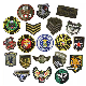  Custom Iron on Woven Patch, Brand Logo Badge Applique Clothes Patch