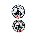  Twill Fabric Based Clothing Embroidery Iron on Patches Custom Tag Garment Label Heart Logo Patches Embroidered on Shirt
