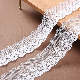 Customized Bridal Lace Ribbon with Embroidered Scalloped Edge