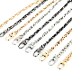  High Quality Metal Brass Handbag Chains for Bags Accessories Purse Shoulder Handbag Chain Strap Curb Black Metal Lady Chains Bag