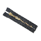  #5 Metal Shiny Gold Diamond Slider Nice Design Zipper
