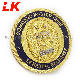 Custom Gold Plated Round Usn Military Challenge Coin with Soft Enamel Color