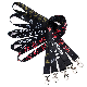 Custom Company Logo Polyester Lanyard with ID Card Plastic Holder
