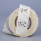 Silk Screen Printing Cotton Roll Material Name Printed Label