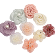  Multicolor Chiffon Flowers DIY Artificial Decorative Handmade Chiffon Fabric Flower for Dresses Clothing