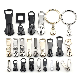  High Quality Colorful Stainless Steel Zipper Slider Custom Zipper Puller Fashion Zip Head