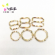  Electroplate Alloy Bra Ring and Slider Adjustor Buckle