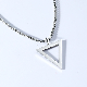  Triangle Stainless Steel Men′ S Geometric Pendant Necklace Fashion Jewelry Accessories