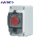  Plastic Waterproof Button Switch Box 1p IP67 ABS Material Emergency Stop Button 440V 10A Customizable