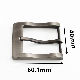 40mm Metal Pin Buckles for Leather Belt