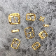  Square Alloy Metal Decoration Ladies Shoes Accessories Clip Metal Buckle with Pin for Belt and Shoes