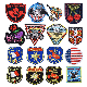  Badge Patches Custom Shape Sew on Patches Hook Patches for Clothes Badges Sticker for Sport Backpack