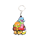  Custom Sovenirs Gift Design PVC Anime Animal Shape 3D Silicone Rubber Anime Keychain Factory