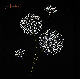 Dandelion Flower Fashion Hotfix Transfer Motif Designs Rhinestone