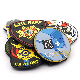  Wholesale Custom Embossed Heat Transfer Logo Velcro Rubber Badge Flag Tactical Shoe Silicone Label Iron on Clothing Flag Hat 3D Soft PVC Patches for Garment