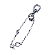  Deep-Sea Fishing Stainless Steel Pin a-Type Automatic Hanging Buckle Single Swivel Longline Fishing Accessories