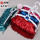  18cm Colorful Sequins Lace Trim Stage Dress Skirt Lace Trim Sequin Tassel Fringe Trim Latin Dance Costume Row Fringe