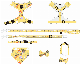  Custom Dog Harness Pet Accessories 7 in 1 With Dog Leash and Collar Dog Poop Bag Dog Bow Tie Bandana