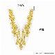 Fashion Accessories Gold Thread Embroidered Lace Neckline Patch