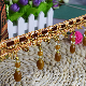  Wholesale Decorative Polyester Beaded Tassel Fringes for Curtains