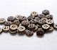 Brown Natural Coconut Shell Coco Button 2 Holes Craft Clothe Sewing