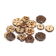  Natural Coconut Shell Buttons 2 Holes Button for Clothes Coat Wooden Buttons