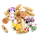  Fashion Custom Eco-Friendly Natural Coconut Shell Buttons Shirt Sweater Round Buttons Wooden Bamboo Button