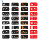  Custom Tactical Patch Hook Blood Type a- a+ Ab- Ab+ B- B+ O- O+ Neg POS Patch Embroidered Badge PVC Rubber Tactical Embroidery Patches