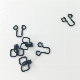  High Quality Copper Plated Rose Gold Hook and Eye (CSH09)