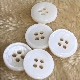  Custom Logo Wholesale Natural 2/4 Holes Coconut Shell Button Coat Coconut Sewing Button Buttons for Shirt