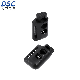  Plastic Black Cord Double Hole Rope Buckle