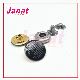  14mm Black Color Spring Snap Button with Shiny Effect for Baby Jeans