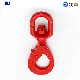  Drop Forged Alloy Steel G80 Us Type Red Pained Swivel Self-Locking Hook