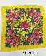  Fashion Yiwu Manufacturers 70*70cm Scarves Wrap Hijab Print Women Acrylic Square Gold Lurex Glitter Muslim Floral Scarf