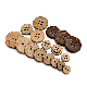  Wholesale Eco Friendly Tie Shell Buckle Button Natural Wooden Natural Two Holes Coconut Button
