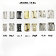 Bra Flat Metal Sliver Button Diamond Adjuster Joint Buckles for Swimwear