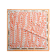  Plaid Neck Wrapping Fashion Soft Silk Feeling Hair Square Scarf for Women
