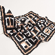 Custom Brand Design Square Female Printed Women Printed Silk Scarf