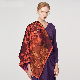  China Factory Printed Pure Silk Lady Fashionable Silk Scarf of Custom Label