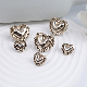  Classic Style Button Vintage Metal Heart Button Sweater Coat Overcoat Hand Sewing