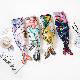  New Fashion Silk Women 53*53cm Printed Flower Color Square Polyester Lady Scarf