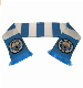  Custom Design Sport Fan Acrylic Knitted Jacquard Soccer Football Scarf