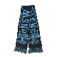  Fashion Knitted Scarves High Quality Cheap Custom Logo Fan Knitted Sports Soccer Club Football Fans Scarf Winter Warm Stretch Soft Knitted Acrylic Scarf