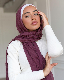  Solid Silk Muslim Long Wholesale Chiffon Cotton Head Face Warp Shawl Scarf