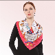  China Factory Low MOQ Custom Design Nature Silk Scarf