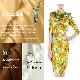Digital Printed 16mm Elasticity Satin Silk Fabric for Lady Office Garment