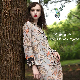  Digital Print 100% Silk Custom Printed Silk Sleepwear Silk Pajama Set
