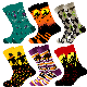  2023 New Halloween Pumpkin Bat Theme Socks Men Socks Cotton