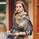 Cashmere Plaid Scarf with Tassel Fashion Winter Lady Shawl Wholesale